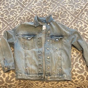 Oversized denim jacket